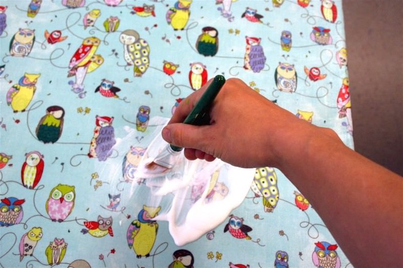 Mod Podge the top of the decoupage tabletop