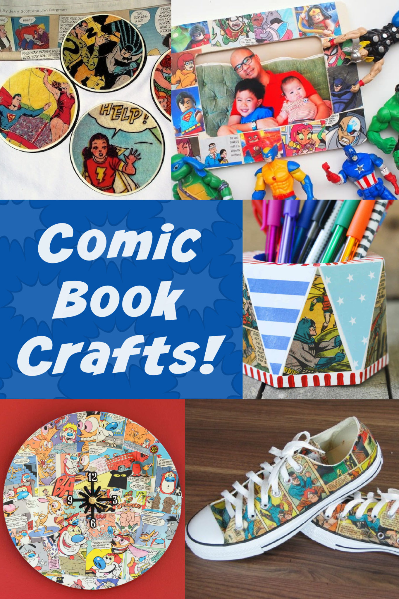 Cool Comic Book Crafts Made With Mod Podge - Mod Podge Rocks