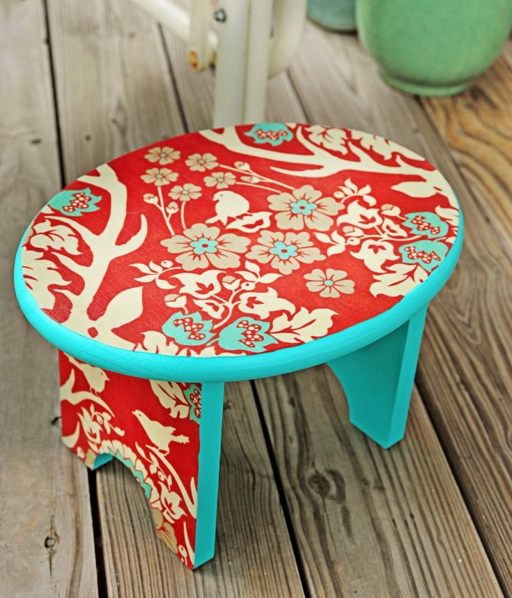 Diy Step Stool Makeover With Mod Podge - Mod Podge Rocks