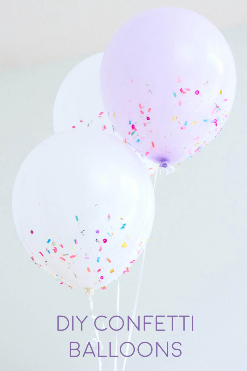 DIY Confetti Balloons for a Colorful Celebration Mod Podge Rocks