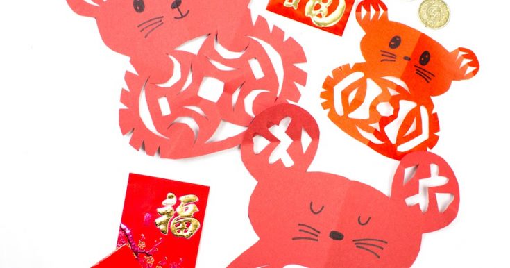 Chinese New Year Lolly Stick Decoration - Lunar New Year