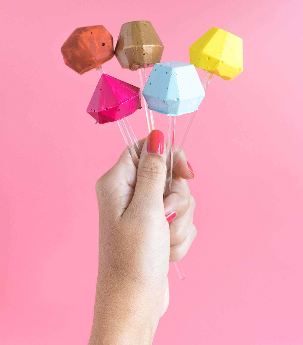 Pretty In Pink Drink Stirrers, Cocktail Stirrers