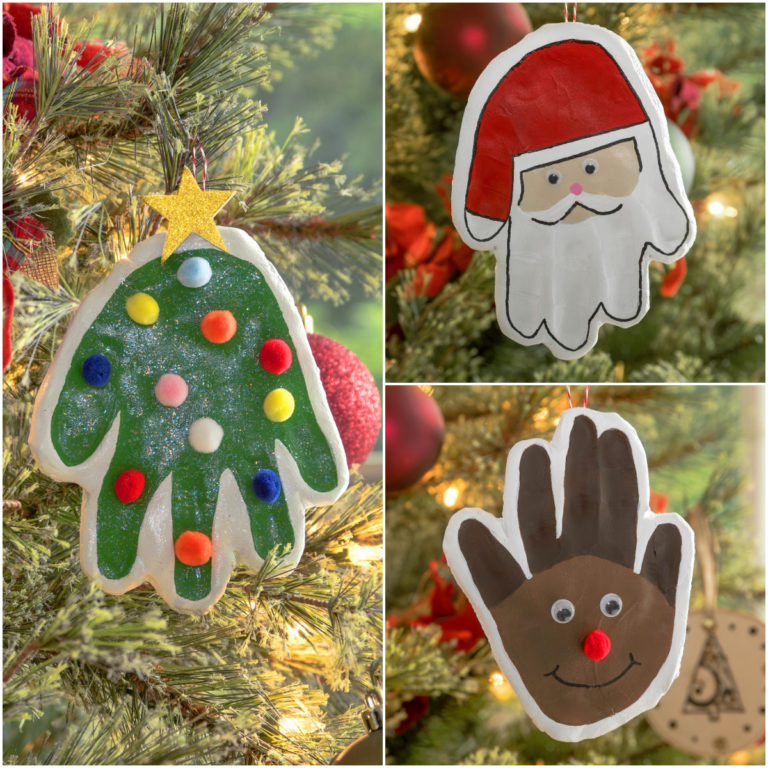 Make a Handprint Ornament the Easy Way! - Mod Podge Rocks