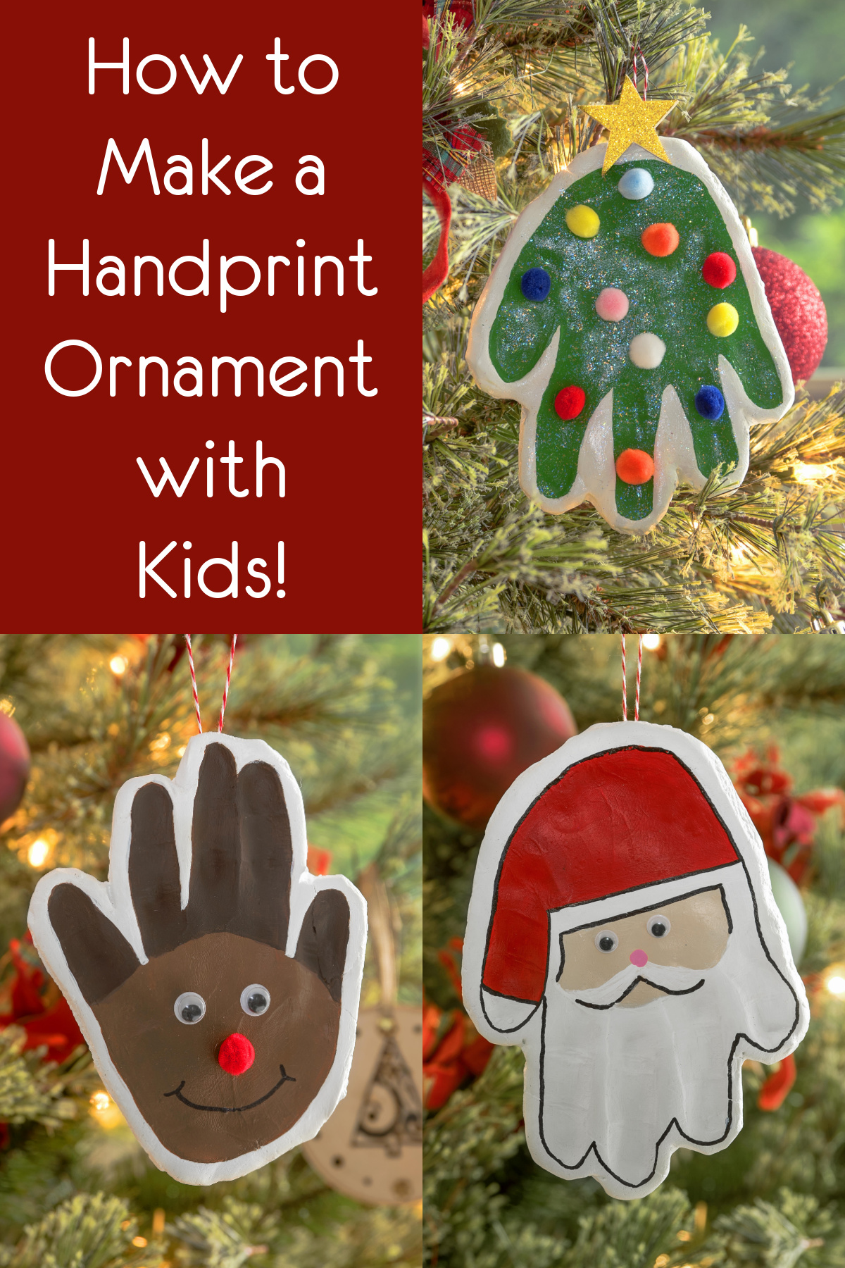 How to make handprint ornaments