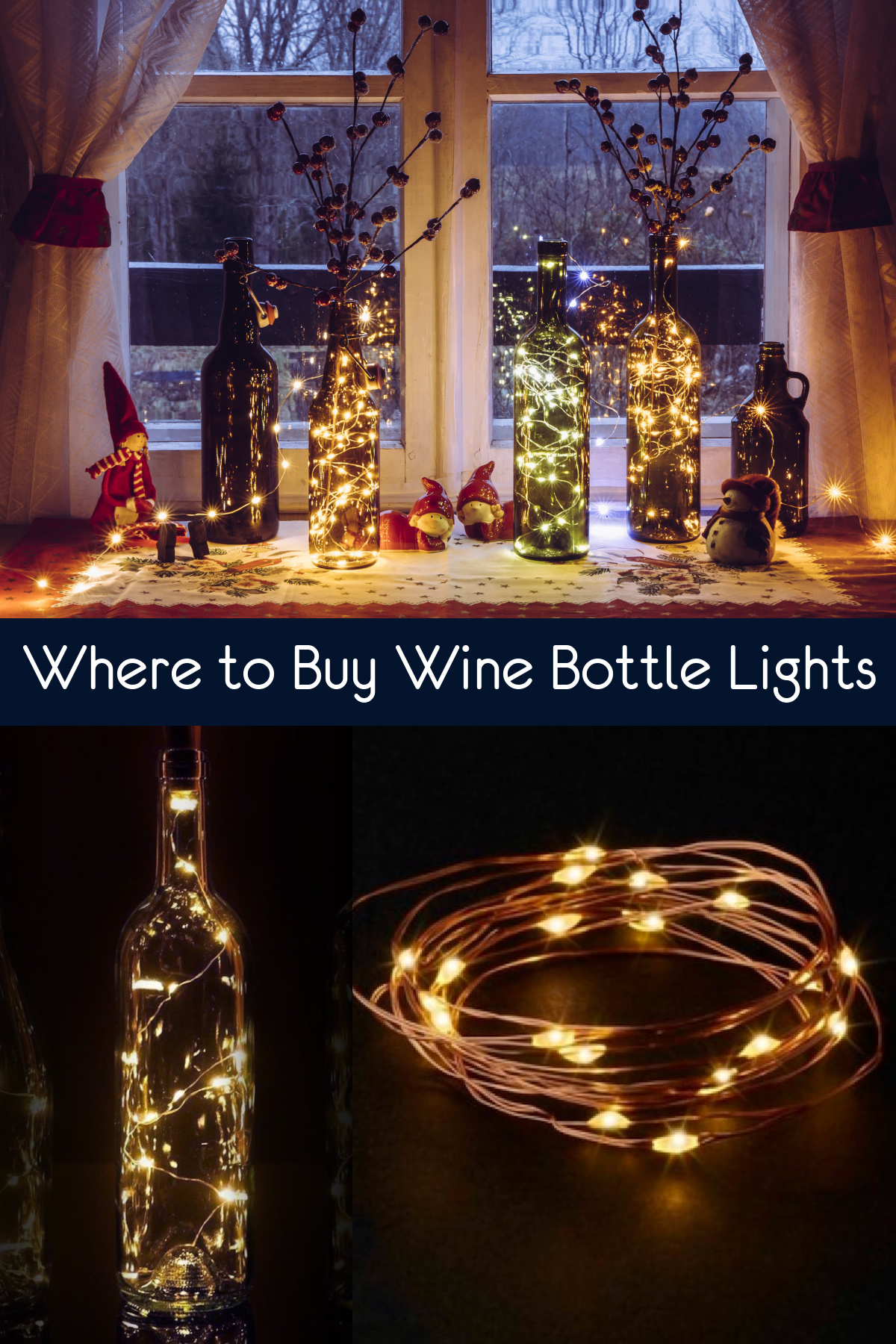Orange Transer 15 LED Cork Shaped LED Night Starry Light Wine Bottle Lamp for Xmas Party 