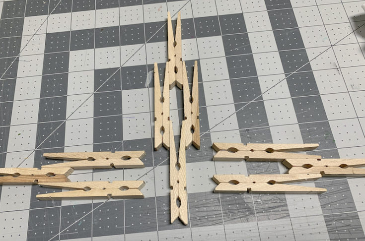 Make a Clothespin Cross in Four Easy Steps - Mod Podge Rocks