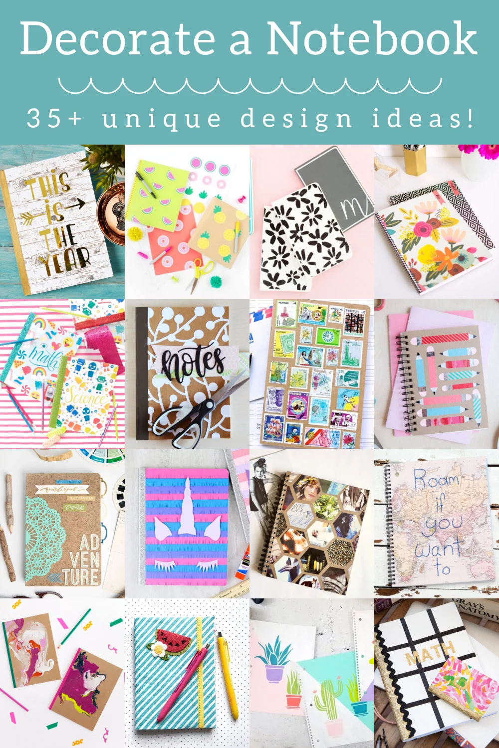 Notebook Decoration Ideas You'll Want to Make - Mod Podge Rocks