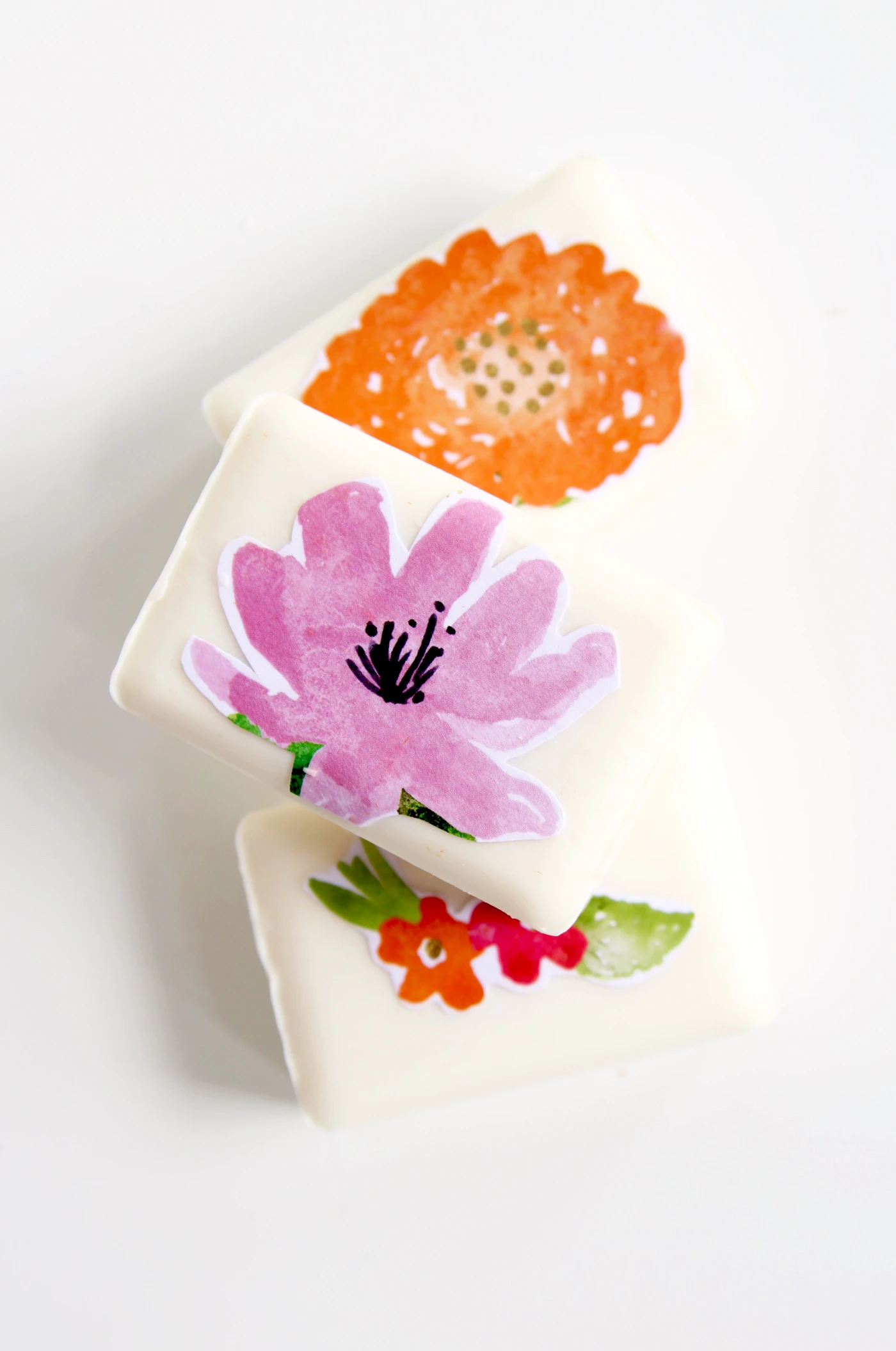 Decoupage soap