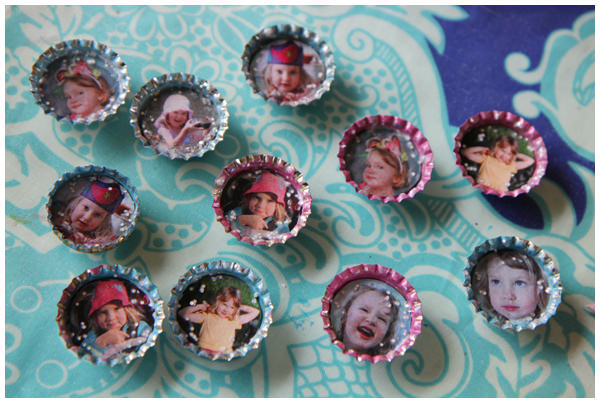 how to make bottle cap magnets