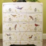 Decoupage dresser chest of drawers