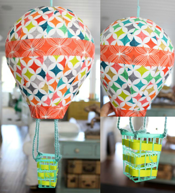 How to make a DIY hot air balloon from a paper lantern