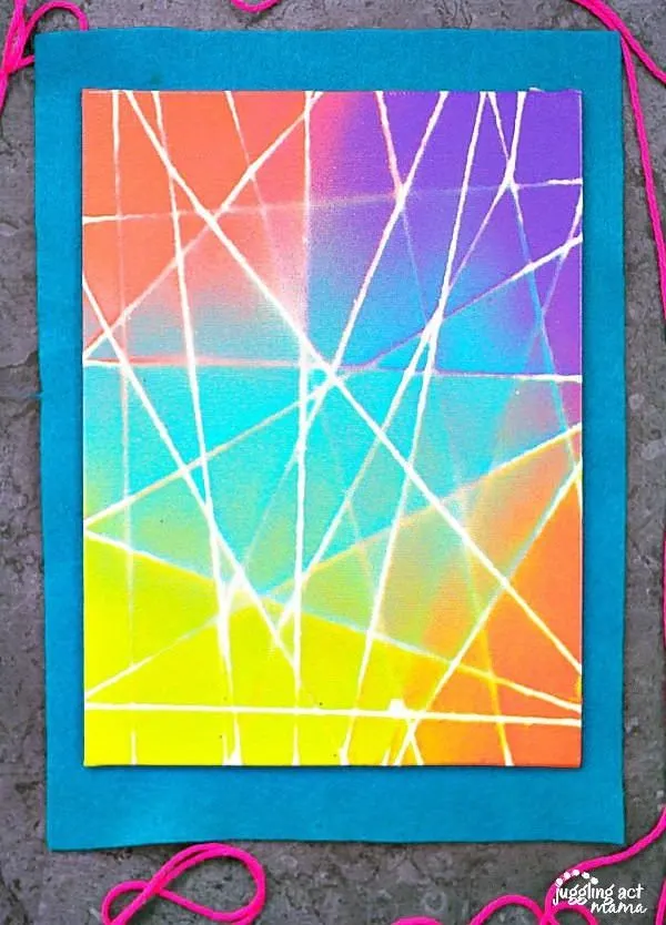 Cute Easy Painting Ideas For Canvas   This Canvas String Art Graffiti Project Is Fun For Kids And Adults Alike. .webp