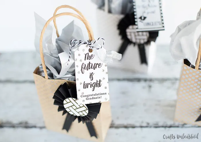 Festive Bouquet Gift Bags and Tags