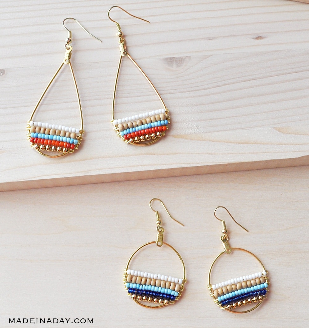 Easy DIY Earrings You Can Make on a Budget! Mod Podge Rocks