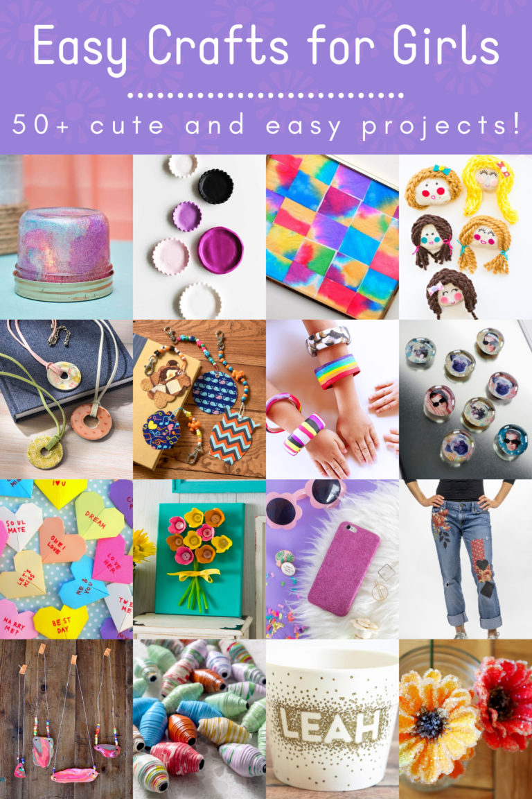 50+ Crafts for Girls They'll Love to Make - Mod Podge Rocks