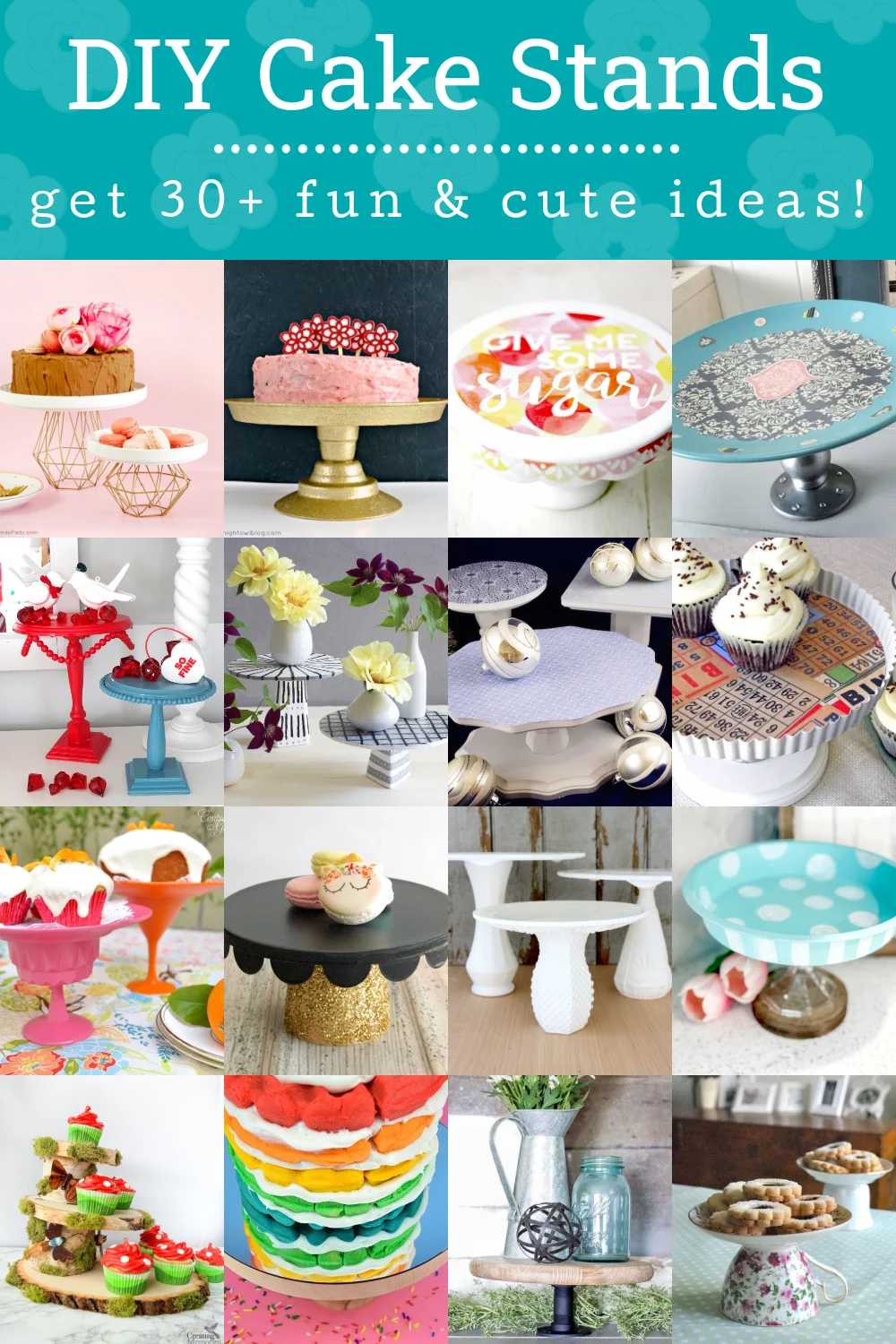 5 Ways to Make Your Own Tiered Cake Stand  Infarrantly Creative