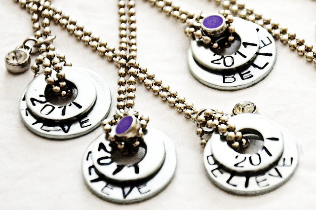DIY Stamped Washer Necklaces