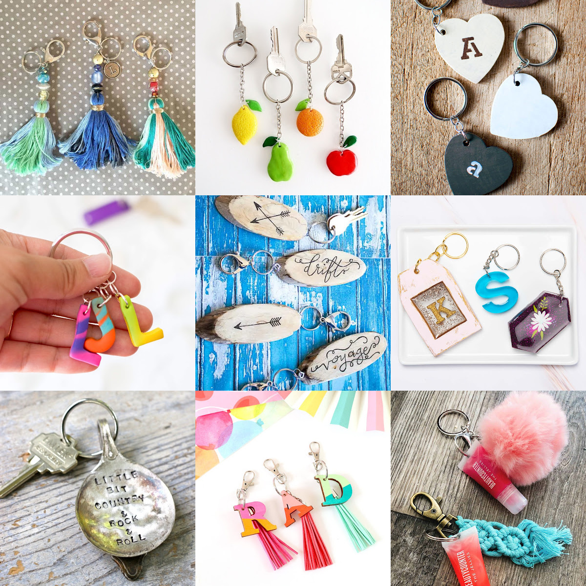 DIY Keychains: 35+ Ideas to Gift or Sell - Mod Podge Rocks