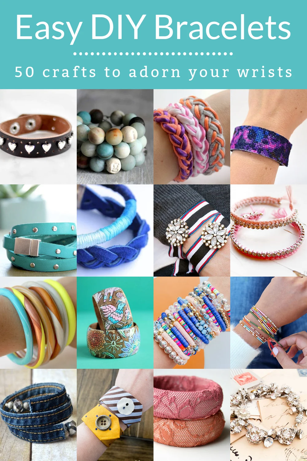 4 DIY Thread Bracelet Ideas  How To Make Bracelets  DIY Jewelry Making   Creationyou  YouTube