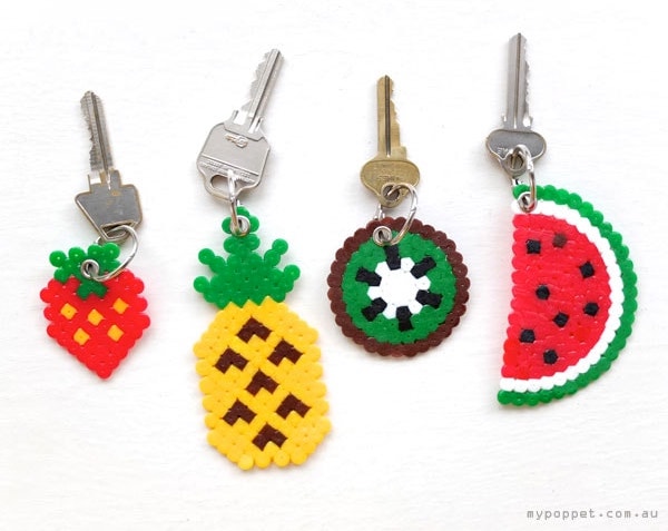 Fun Fruit Keychains