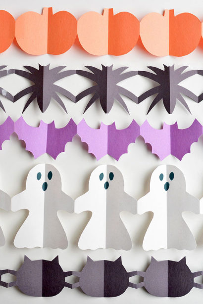 Halloween Garlands for Parties or Decor - Mod Podge Rocks