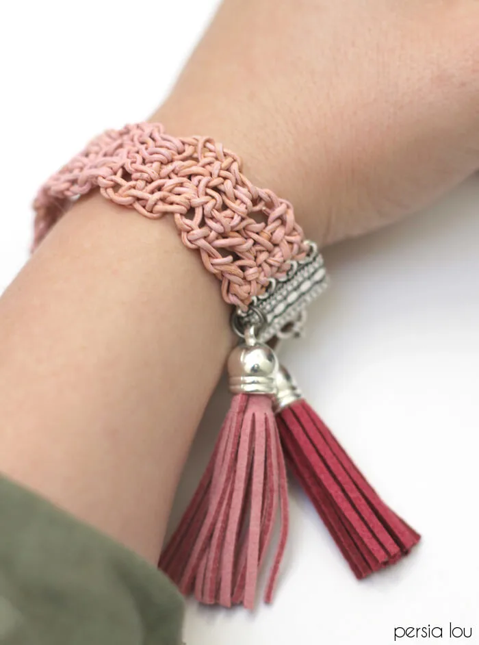 Quick & Easy Leather Charm Bracelet, How to Make