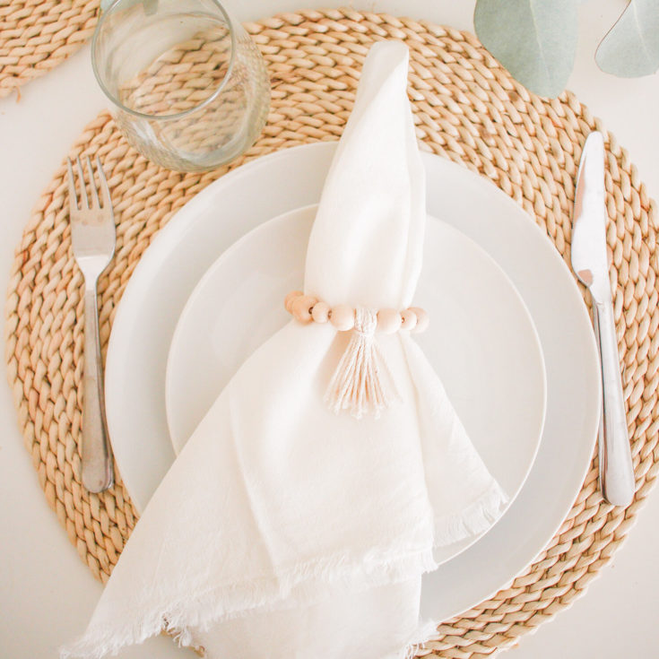 Easy DIY Napkin Rings For Party or Holidays Mod Podge Rocks