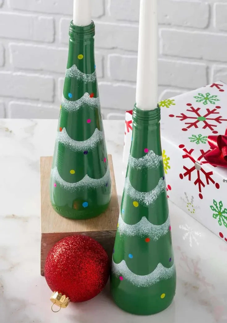 DIY Recycled Christmas Decorations - Mod Podge Rocks