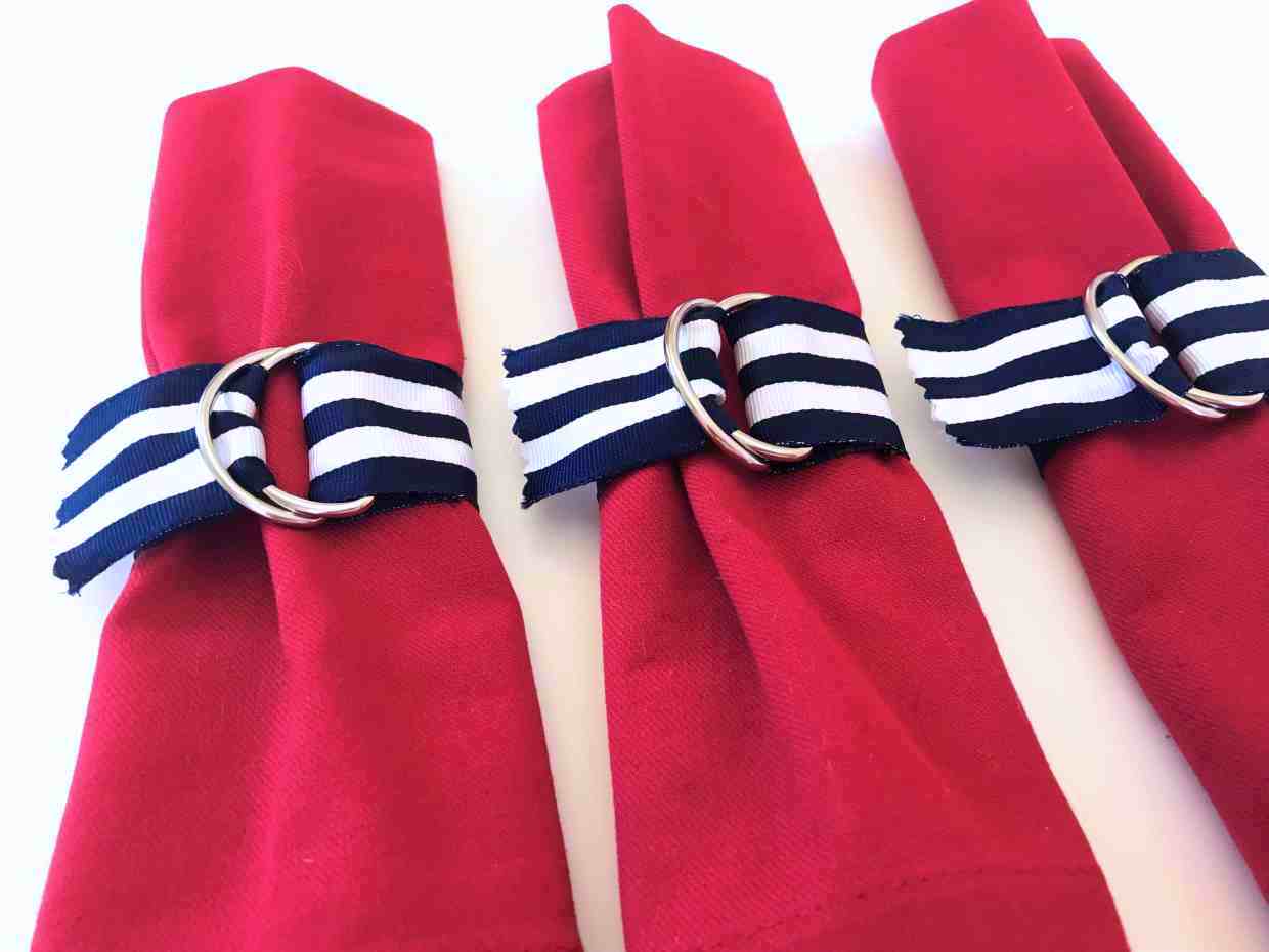 Easy DIY Napkin Rings For Party or Holidays Mod Podge Rocks