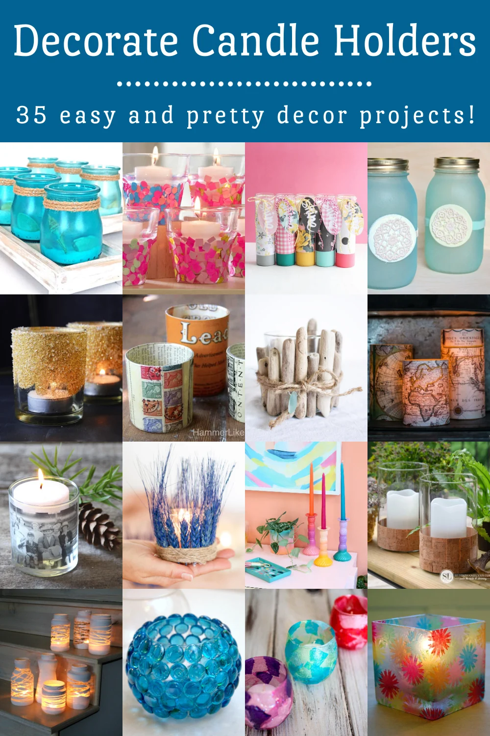 How To Beautifully Repurpose Empty Candle Jars & Designer Shopping