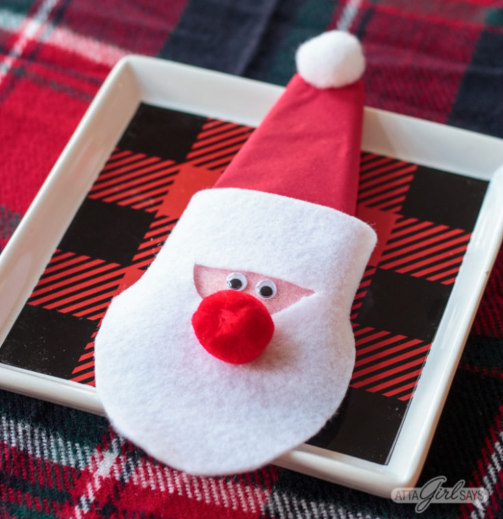 Felt Santa Napkin Ring