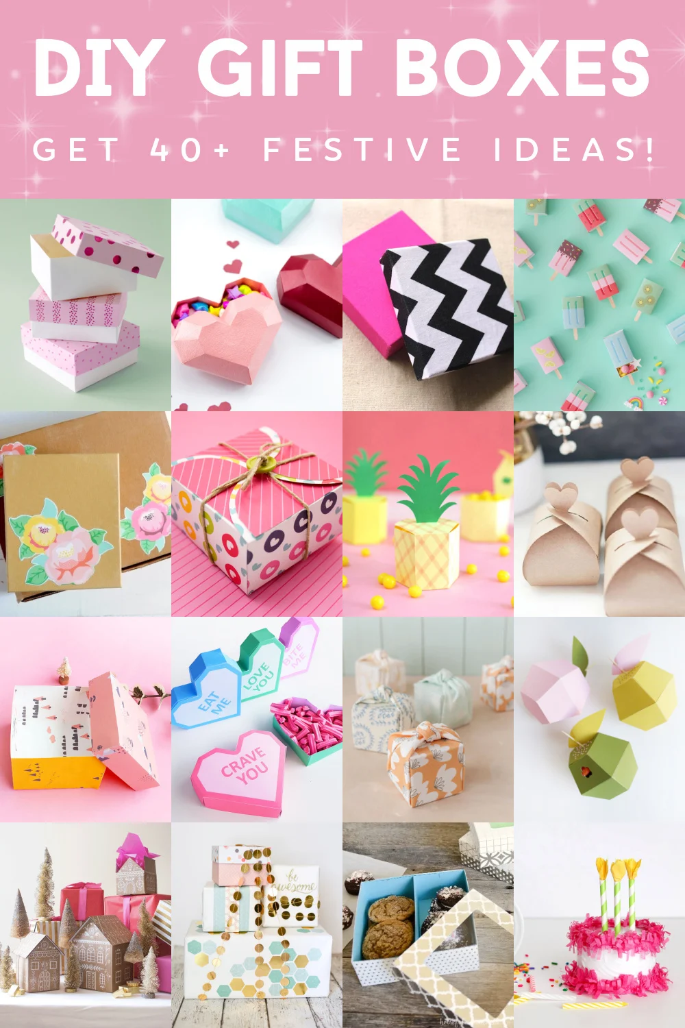 Make your own gift bags - 31 DIY gift bags