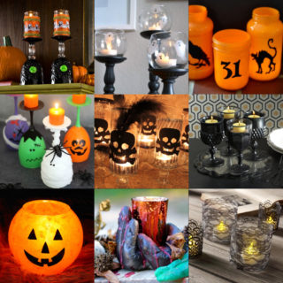 Halloween candle holders feature image