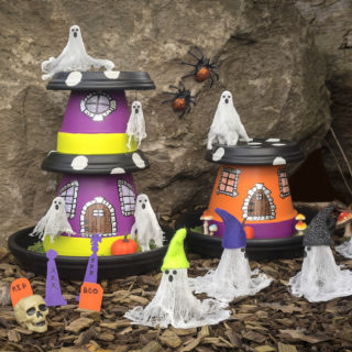 Halloween fairy garden