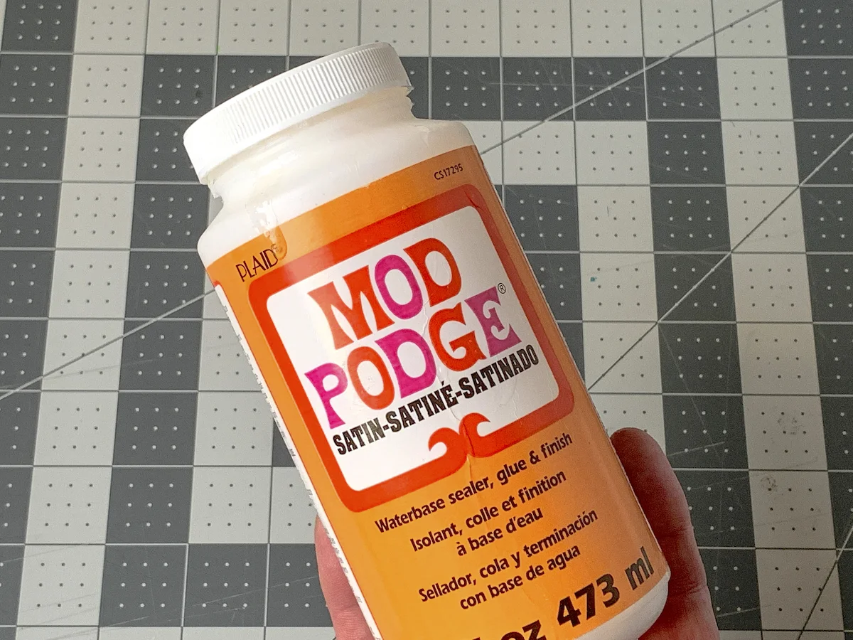 Bottle of Mod Podge Satin