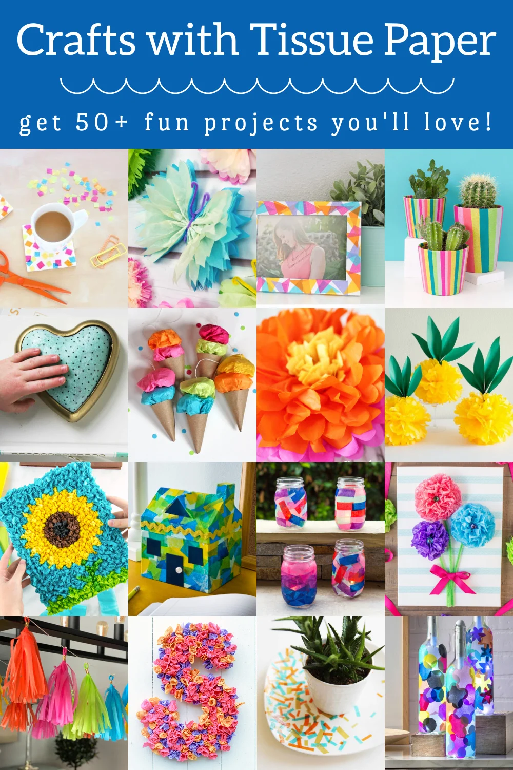 Crafts With Tissue Paper 50 Ideas For Kids Or S Mod Podge Rocks