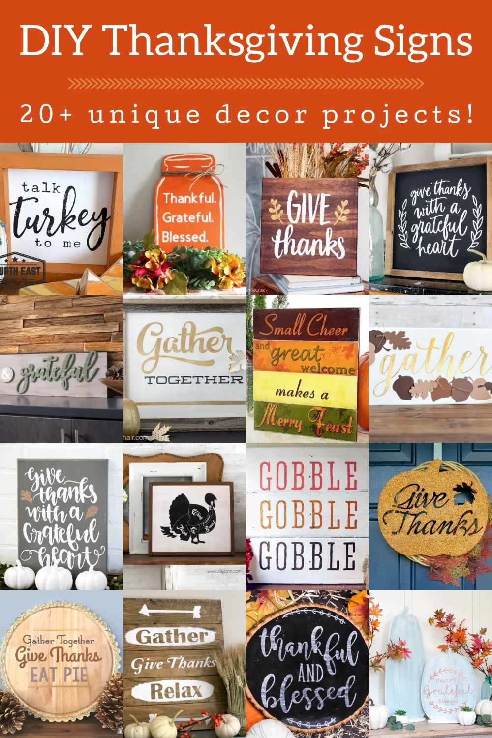 Thanks Giving Sighns