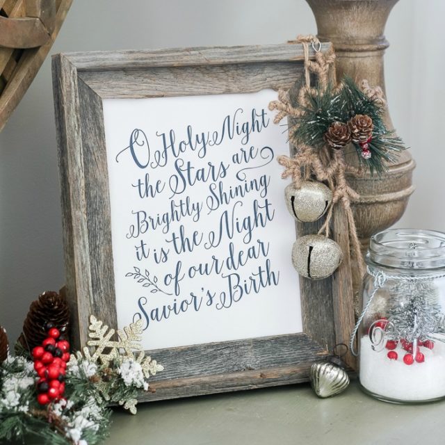 Free Rustic Themed Christmas Printables - Mod Podge Rocks