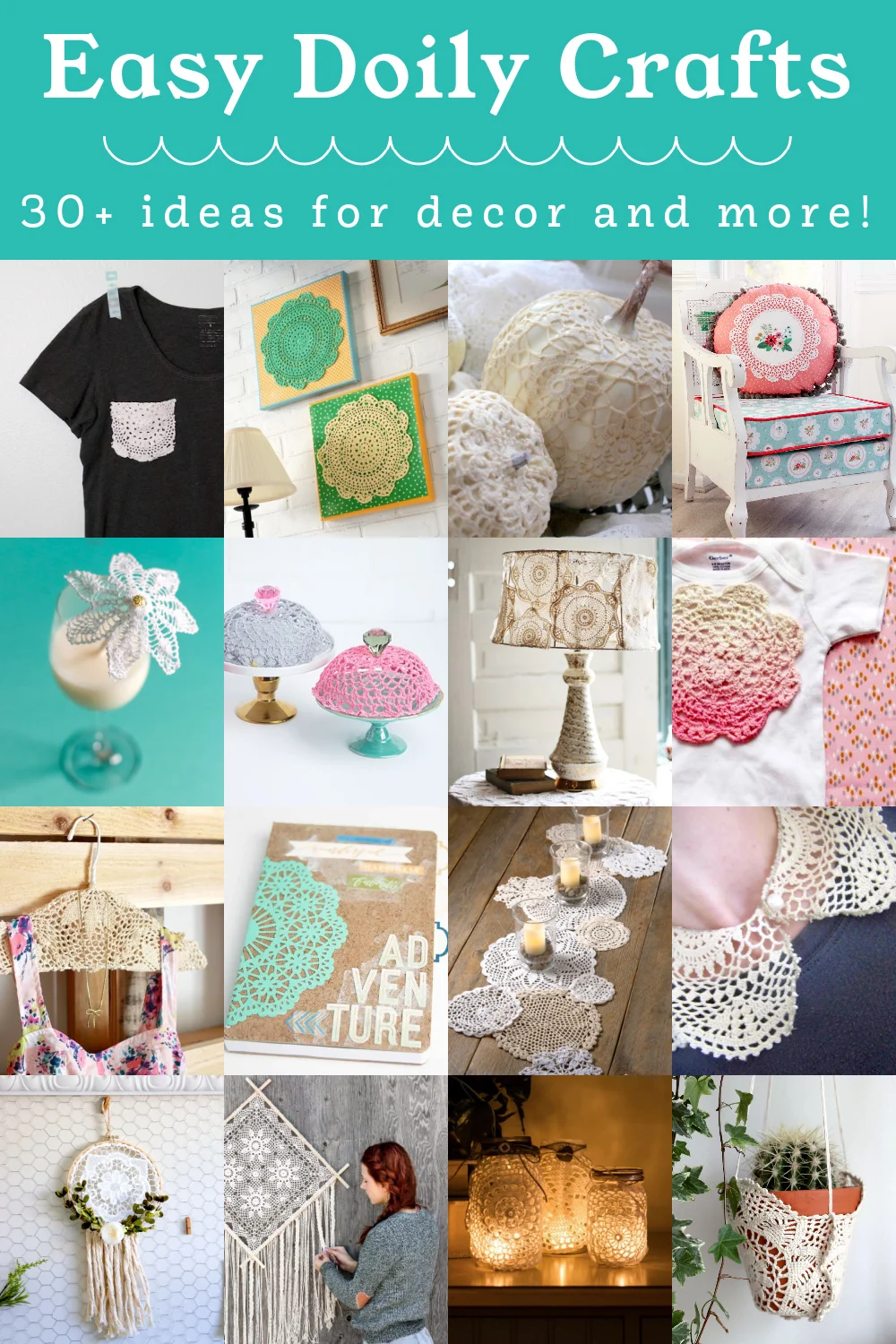 30 Unique Doily Crafts You Ll Love To