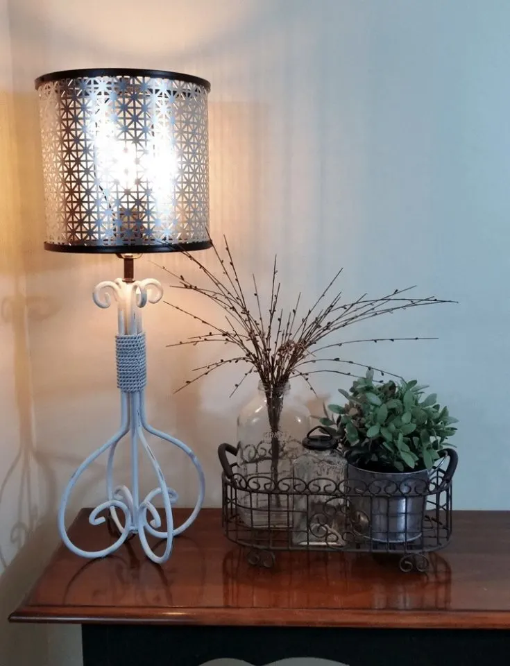 Diy Lampshade Ideas To Beautify Your, Diy Metal Lamp Shade Frame