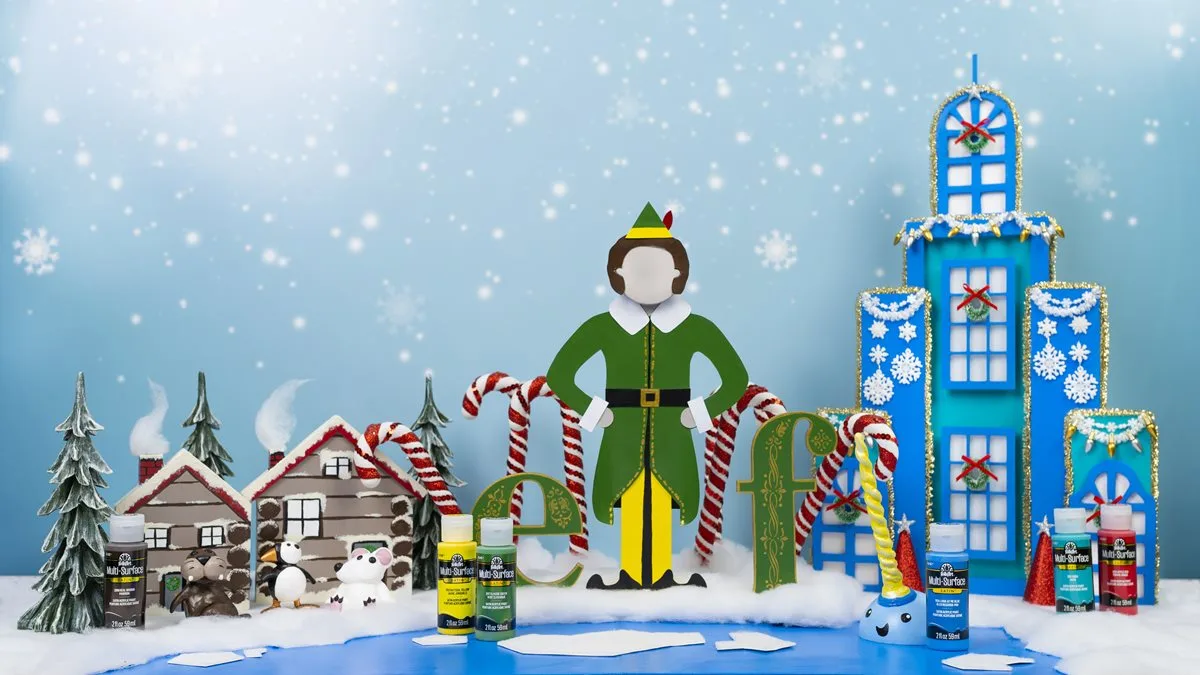 Elf-themed-Christmas-village