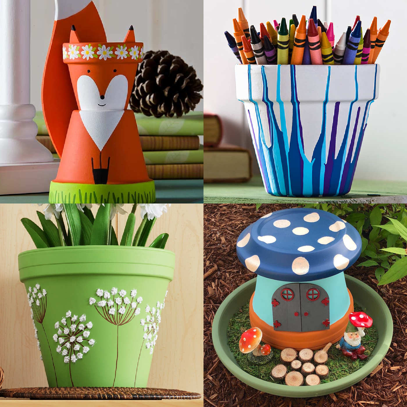 clay flower pot designs