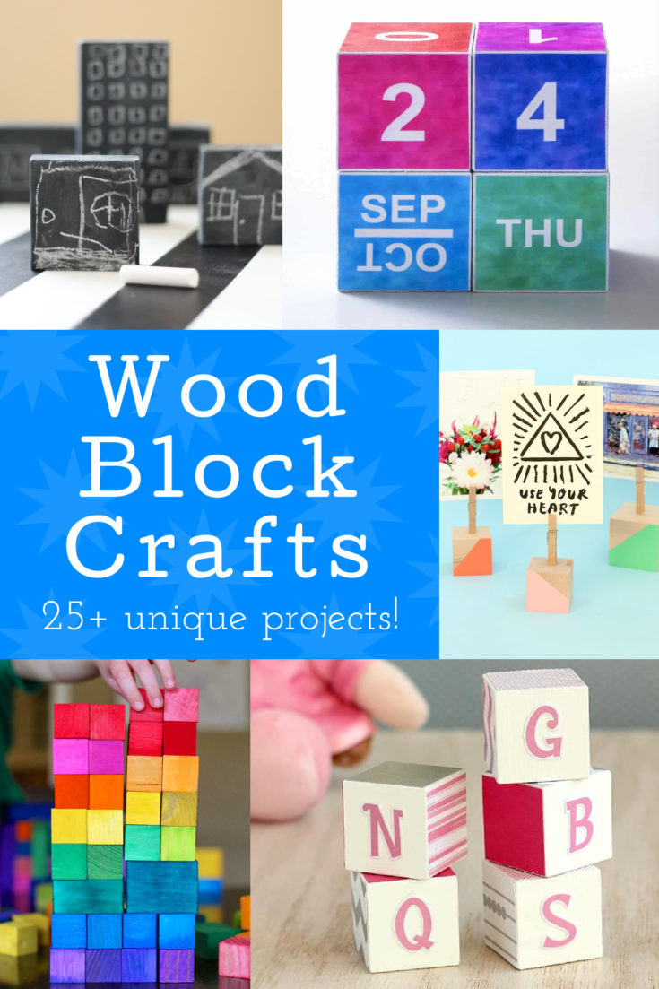 Wood Block Crafts (25+ Unique Ideas!) - Mod Podge Rocks