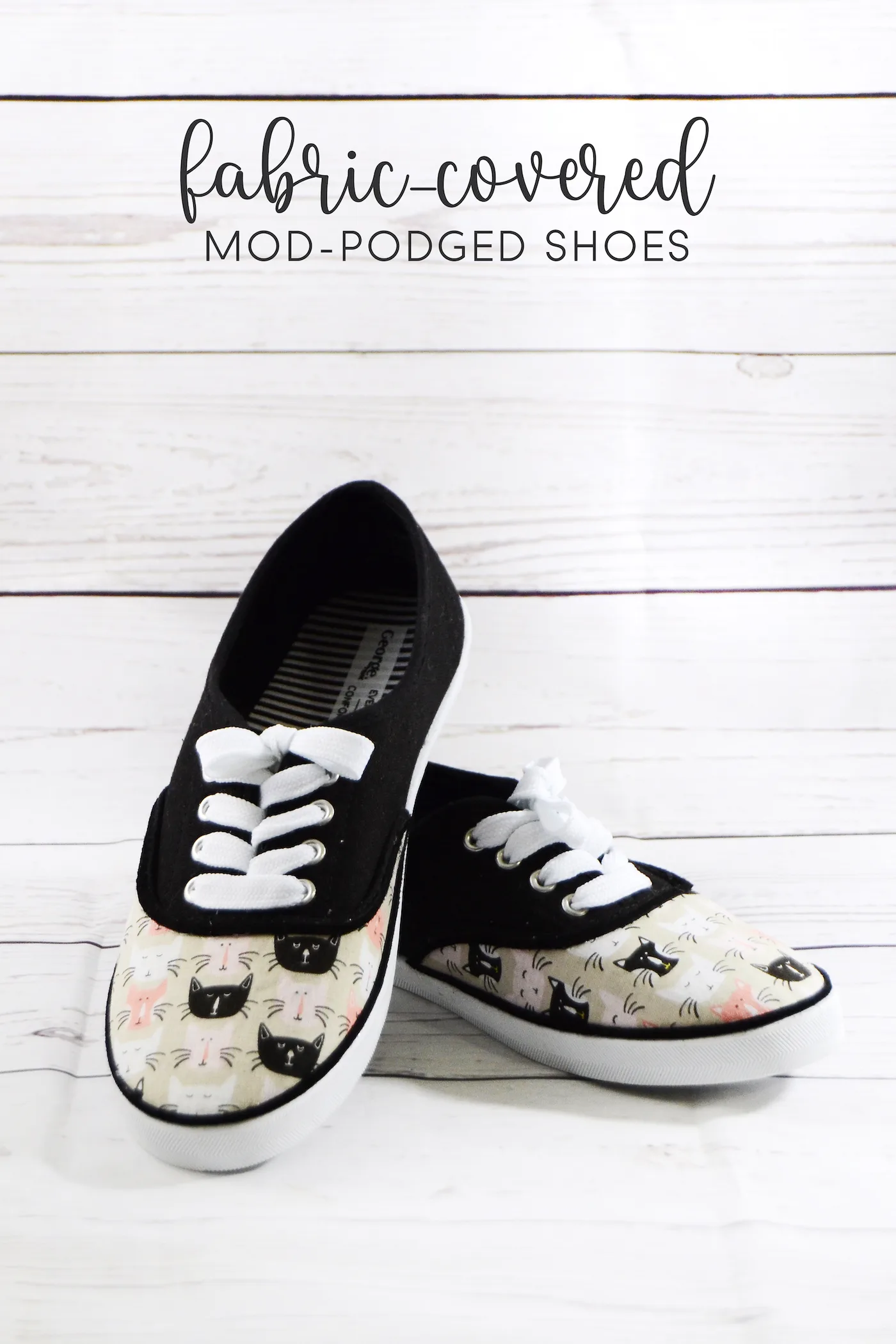 Cover Shoes in Fabric with Mod Podge! - Mod Podge Rocks
