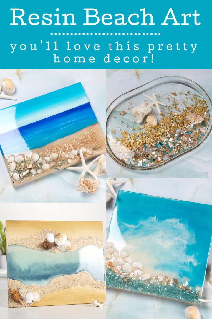 Ocean Resin Art for Your Summer Decor Mod Podge Rocks