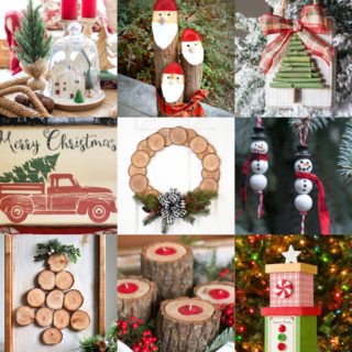 Wood Christmas Crafts feature image