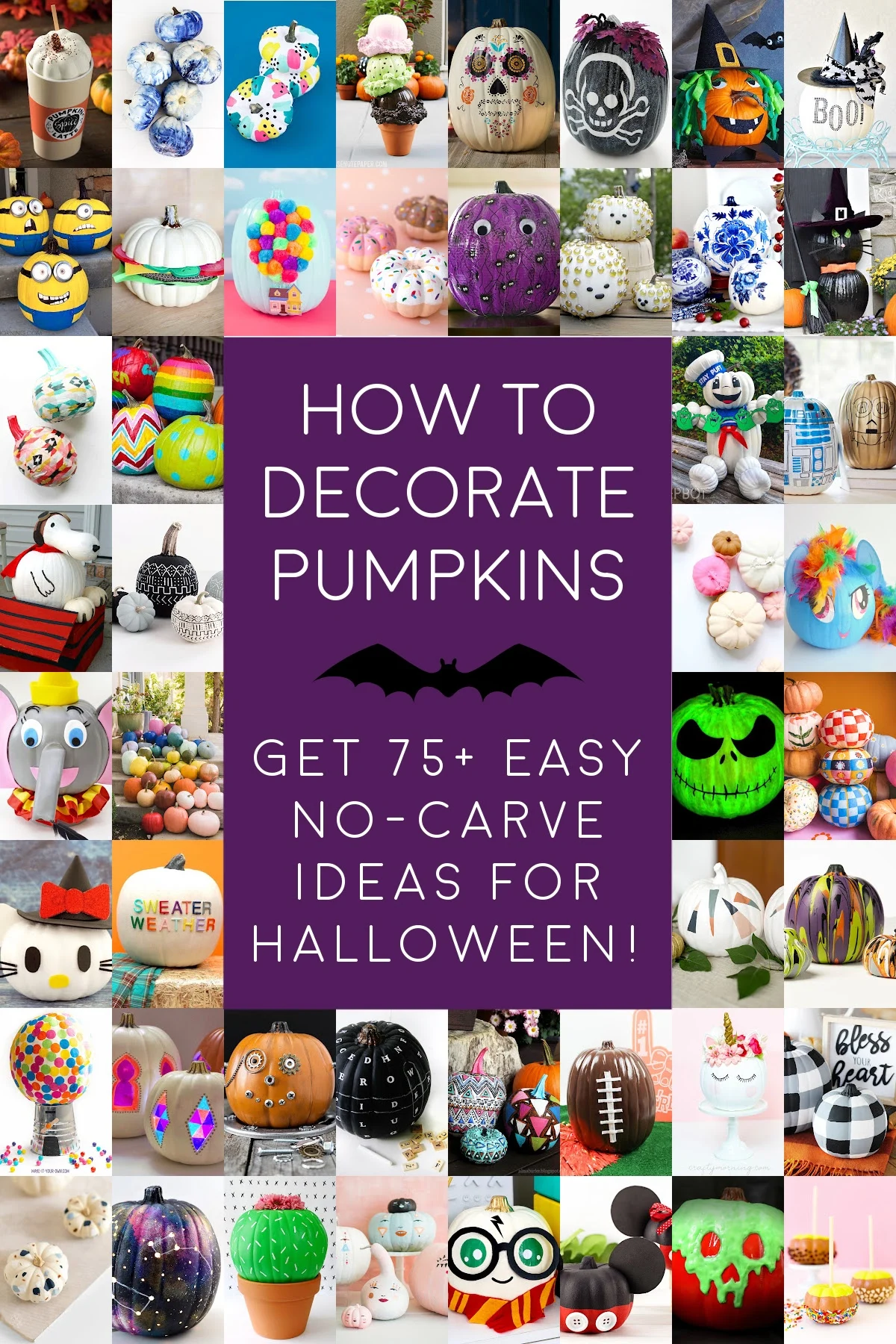 creative pumpkin decorating ideas without carving