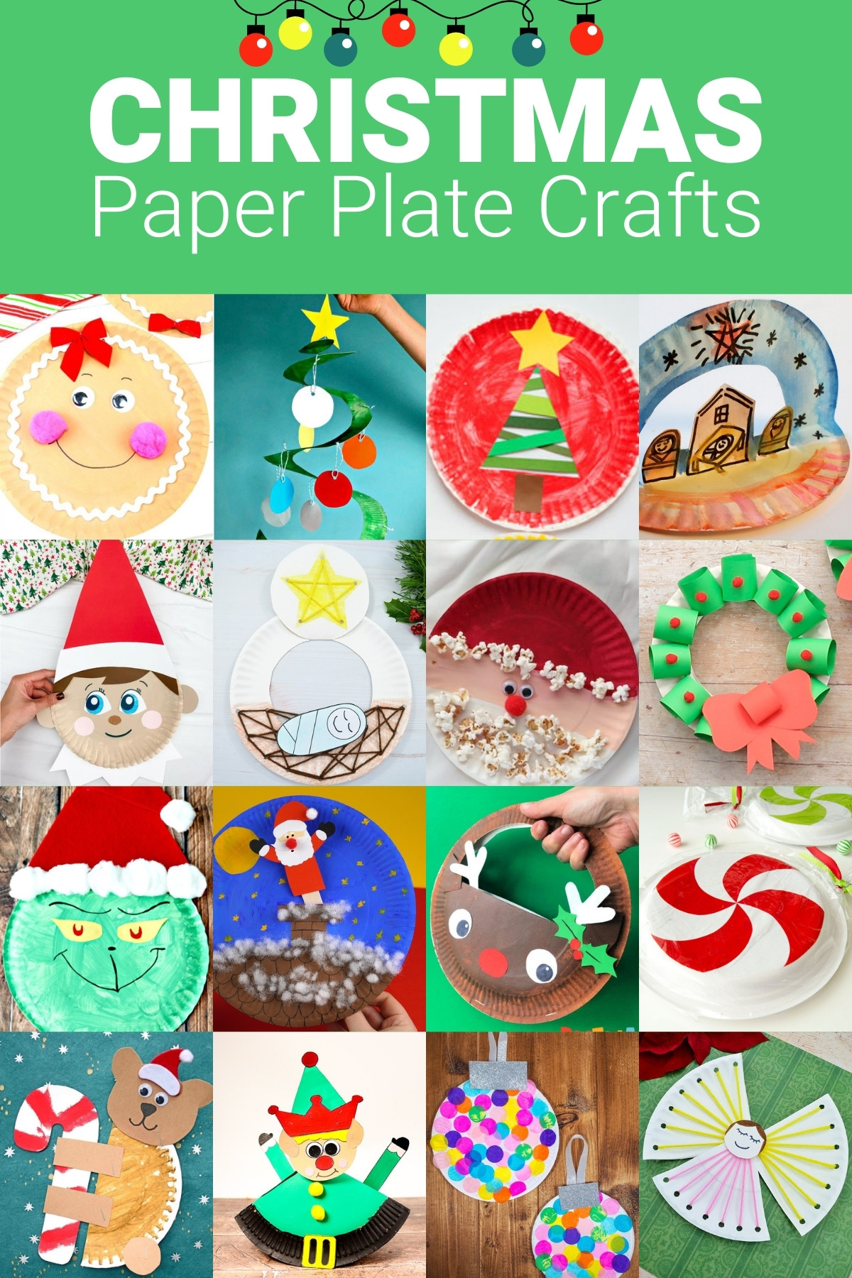 Paper Plate Crafts for Christmas