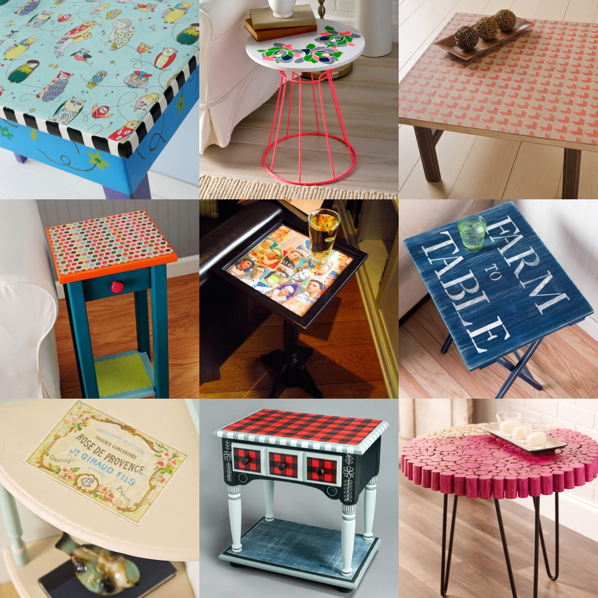 hærge falanks ballade 25+ Table Top Ideas to Try This Weekend - Mod Podge Rocks