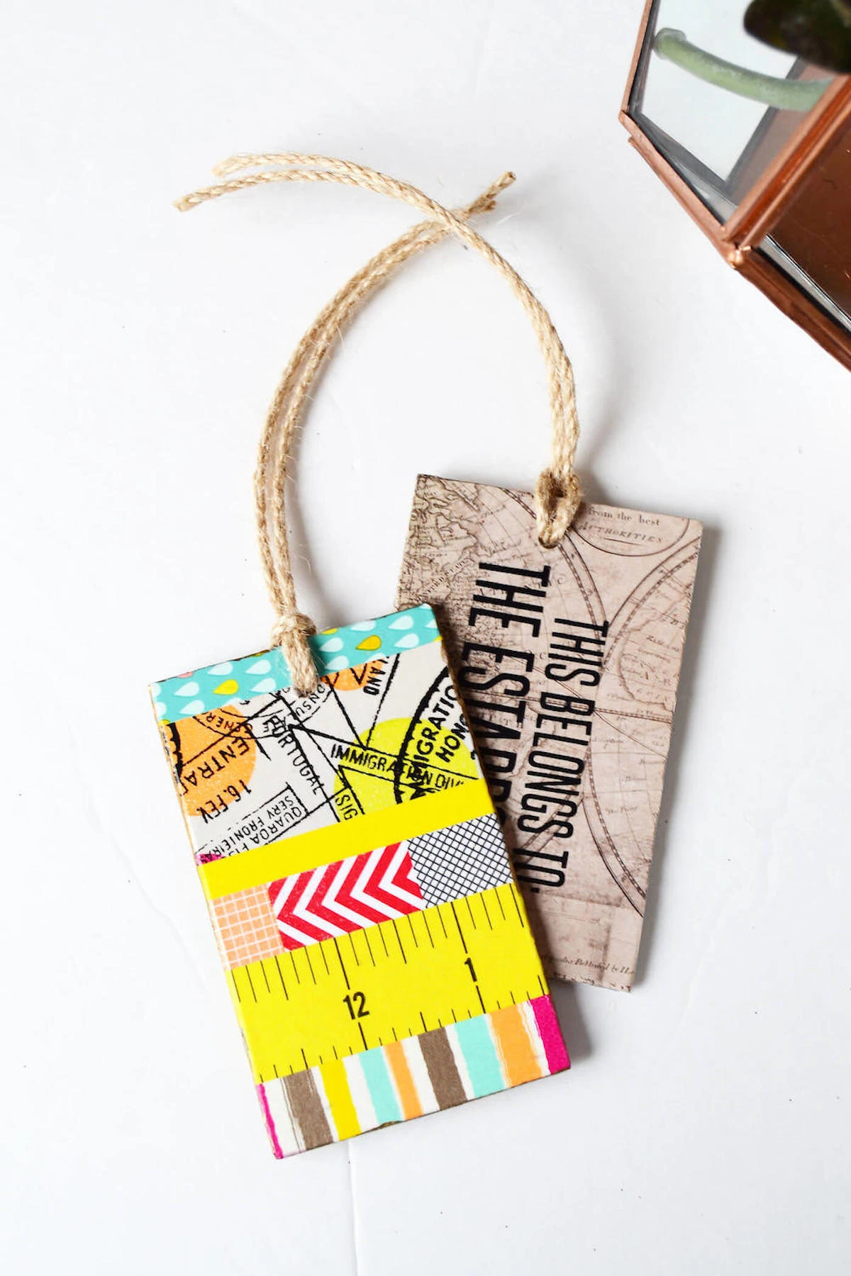 DIY Luggage Tags That Make a Statement Mod Podge Rocks